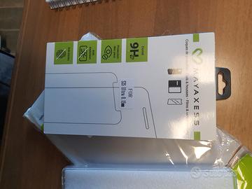 2 cover trasparenti con vetro di protezione