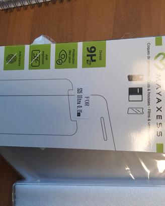 2 cover trasparenti con vetro di protezione