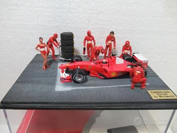 2 diorami 1/43FERRARI F.1 CANADA 2000+SEPANG 2000