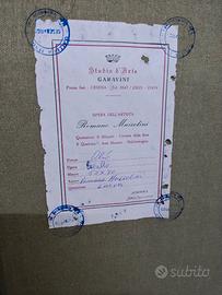 quadro Romano Mussolini 