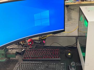 Postazione PC Completa + Monitor 34" Ultrawide 165