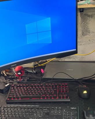 Postazione PC Completa + Monitor 34" Ultrawide 165