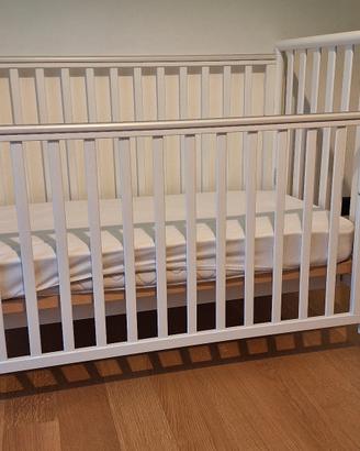 lettino Pali con sponde bambini + materasso