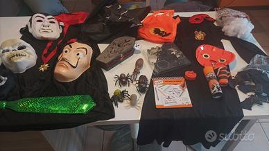 set travestimenti carnevale halloween 