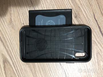 Cover iPhone x con scomparto
