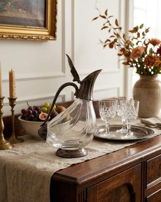 Caraffa/decanter vintage a forma di anatra