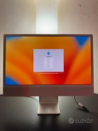 Apple iMac 24” M1 Retina 4.5K 8GB 256GB - Argento