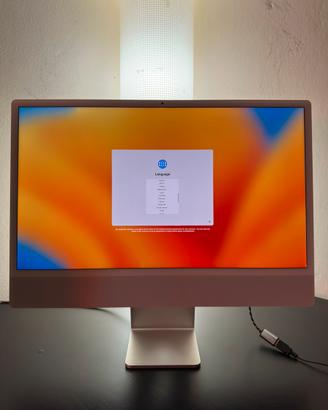Apple iMac 24” M1 Retina 4.5K 8GB 256GB - Argento