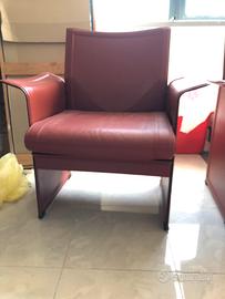 COPPIA POLTRONE MATTEOGRASSI CUOIO-RIBASSATO ORA!!