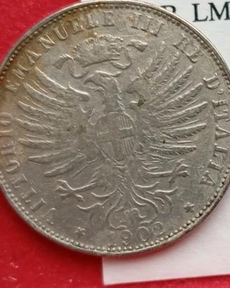 Raro 25 centesimi 1902 Vittorio Emanuele III