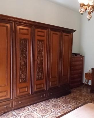 camera da letto vintage classica legno