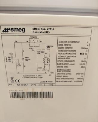 freezer a pozzetto 98 litri