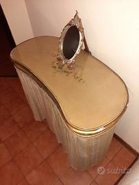 Mobile per trucco toilette a fagiolo stile Barocco