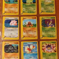 Lotto 13 Carte Pokémon Vintage Set Expedition 