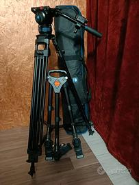CAVALLETTO+DOLLY PROFESSIONALI X TELECAMERA NUOVI