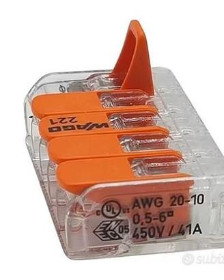 Morsetto rapido Wago 5x4