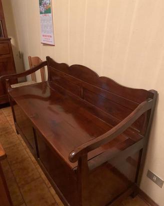 panchina in legno