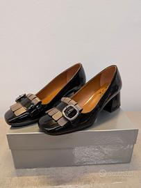 Scarpe mocassino eleganti donna nero