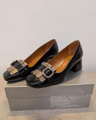Scarpe mocassino eleganti donna nero