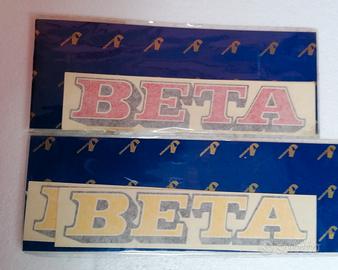 1 coppia di adesivi serbatoio moto Beta 