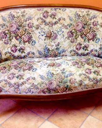 Salotto Stile Inglese Noce Massello