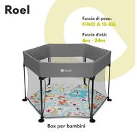 Box per bambini esagonale.