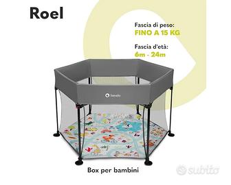 Box per bambini esagonale.