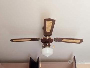 Ventola con lampadario