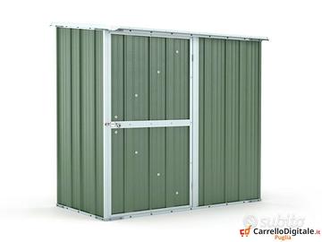 Box casetta giardino Acciaio 174x100 verde