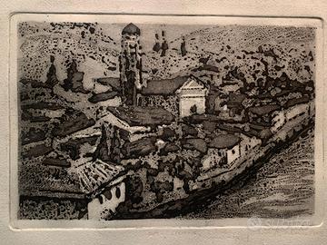 Incisione tecnica allo zucchero di Sandro Azzolini