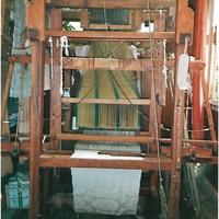 TELAIO A MANO INIZIO '800, con macchina Jacquard