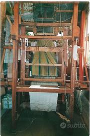 TELAIO A MANO INIZIO '800, con macchina Jacquard