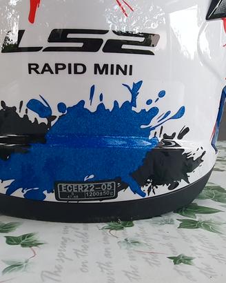 Casco moto taglia bambino S
