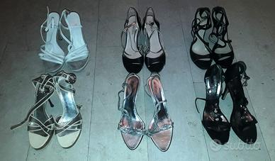11 paia di scarpe donna tacco alto n. 40