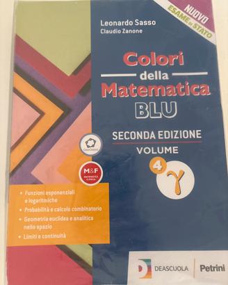 Colori della matematica blu 4Y