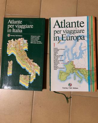 Lotto di atlanti geografici TCI