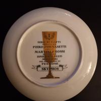 Serie 12 piatti di  Fornasetti per Martini &Rossi