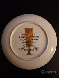 Serie 12 piatti di  Fornasetti per Martini &Rossi