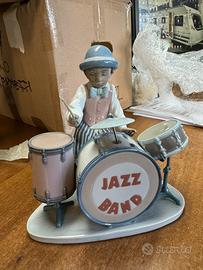 Lladro -Jazz Drums- Band Figure Model 5929