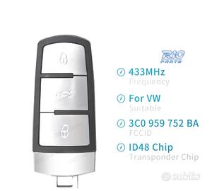 CHIAVE COMPLETA PER VOLKSWAGEN VW BEETLE BORA GOLF