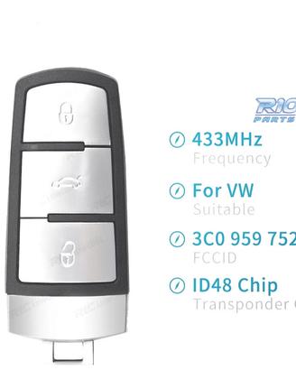 CHIAVE COMPLETA PER VOLKSWAGEN VW BEETLE BORA GOLF