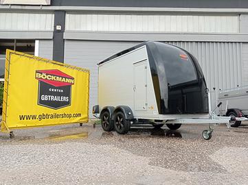 Carrello Rimorchio Auto Furgonato in Alluminio
