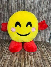 Peluche emoticon con elastico