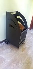 carrello porta legna/pellet 