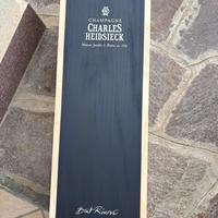 Cassetta legno 3 litri charles heidsieck