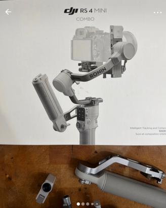 Dji RS4 mini combo gymbal- con modulo tracc