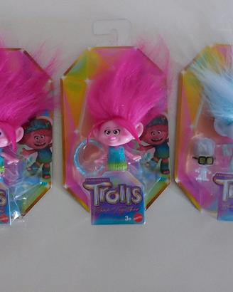 Lotto 3 personaggi trolls Dreamworks Band Together