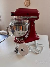 Planetaria impastatrice Kitchenaid Artisan rossa