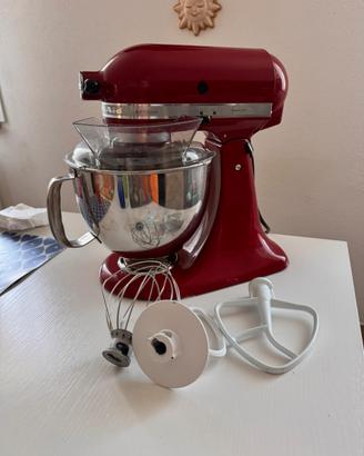 Planetaria impastatrice Kitchenaid Artisan rossa