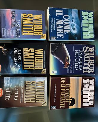 Lotto 6 libri Wilbur Smith Romanzi